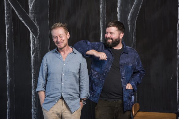 Kip Williams, right, will direct Richard Roxburgh in The Tempest at the end of Sydney Theatre Company’s 2022 season.