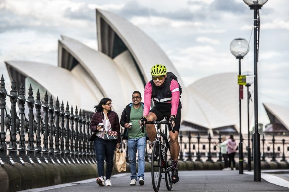 The NSW government plans to build a shared bike and walking path from Parramatta to the CBD.