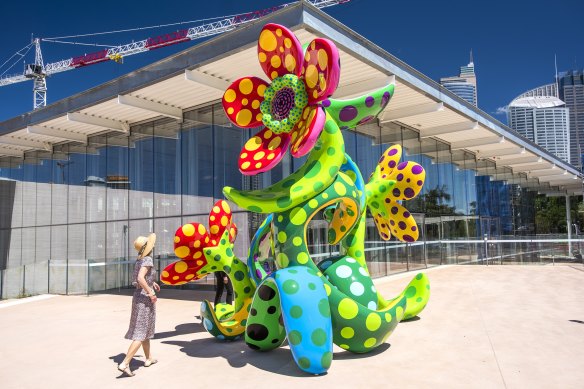 Yayoi Kusama’s Flowers that Bloom in the Cosmos, commissioned for Sydney Modern.