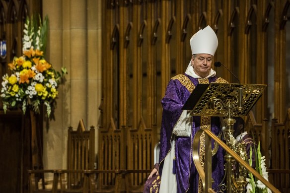 The Archbishop of Sydney, Anthony Fisher.
