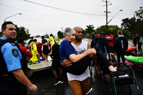 Hundreds of rescues were performed by everyday citizens as floods stranded the residents of Lismore.