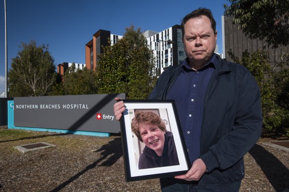 Andrew Gill’s son Josh died under horrific circumstances two years ago after failures, his father says, by the Northern Beaches Hospital to treat his mental health issues. The state government offered funding for specialised beds after his death, but more than a year on they are yet to be built.
