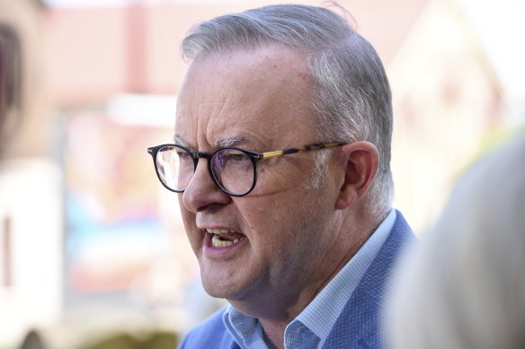 Prime Minister Anthony Albanese has denied he ever texted, emailed or called Qantas CEO Alan Joyce about flight upgrades.