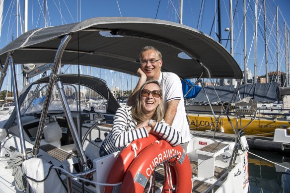 Uwe and Christine Roehm are happy owners of Currawong, a Beneteau Oceanis 38.1 yacht, which they share with seven others