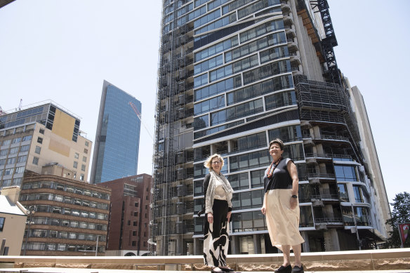 Kathlyn Loseby and Caroline Pidcock have spoken out to defend Sydney's existing buildings from the bulldozer.
