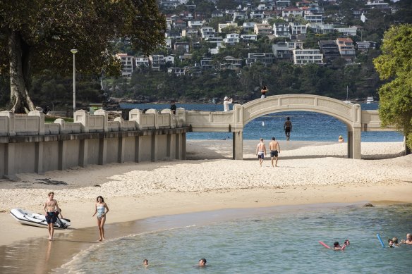 Beautiful Balmoral beach.