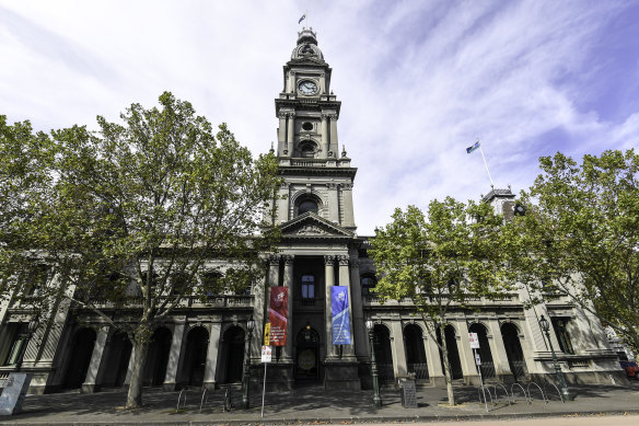 Collingwood Town Hall, which is on the Victorian Heritage Register, is not part of the proposed redevelopment site.