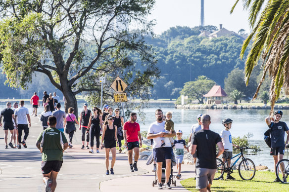 Sydneysiders have been warned popular walking and running tracks, such as the Bay Run loop in the inner west, might be more crowded than usual next weekend. 