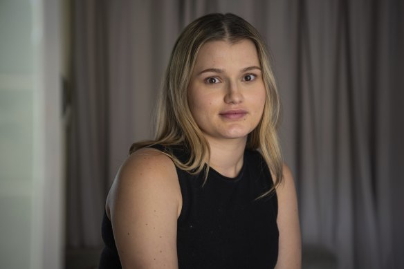 Primary school teacher Maddy Foster says her student debt is always at the back of her mind. 