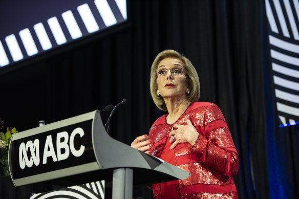 ABC chair Ita Buttrose called claims of a lack of support for its journalists “abhorrent and incorrect”.