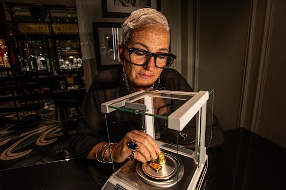 Nadia Neuman, of Mondial by Neuman, in Sydney: “Some are loving purchasing gold, knowing that it is a store of wealth.” 