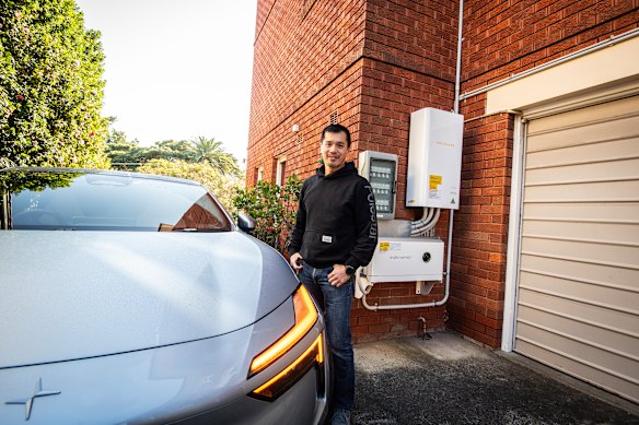 A SolShare unit near the inverter on the ground floor splits the energy between the 12 apartments.
