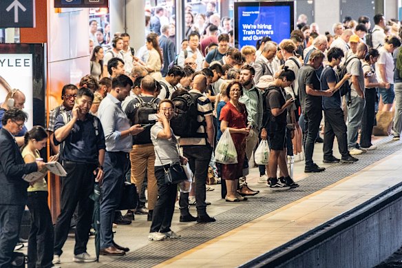 Twenty per cent of Sydney train services run late.