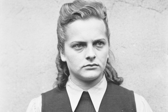  SS guard Irma Grese, who became known as the “Beautiful Beast” and the “Hyena of Auschwitz”.