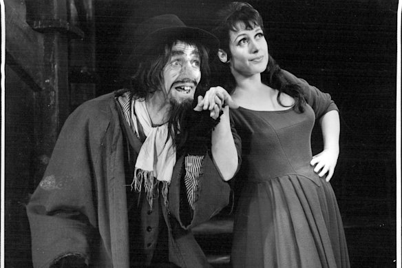 Lamond as Nancy in a 1967 production of Oliver!