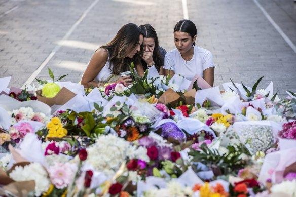 Sombre reflection at Bondi Junction. 