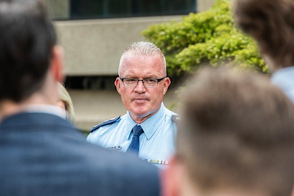 Mal Lanyon, NSW Police Commissioner.