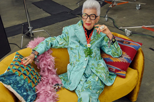Iris Apfel: “Be your own person and stick with it. I like the idea that younger people have the opportunity of trying lots of things to see what suits them.”