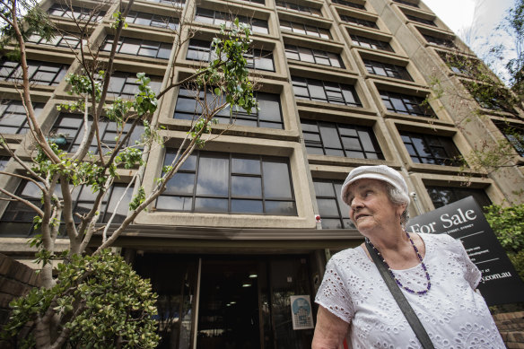 Myra Demetriou was the last public housing tenant to leave the Sirius in 2018