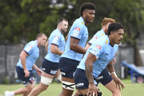 Miles Amatosero is determined to make an impression back home with the Waratahs.