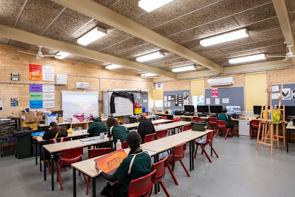 Pictured is Windsor High School’s old art classroom, which will be refurbished under the scheme.