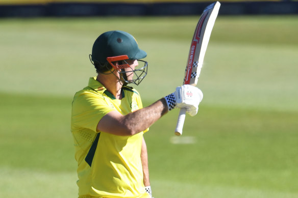 Mitchell Marsh scored 71 off 56 balls, but it was nowhere near enough.