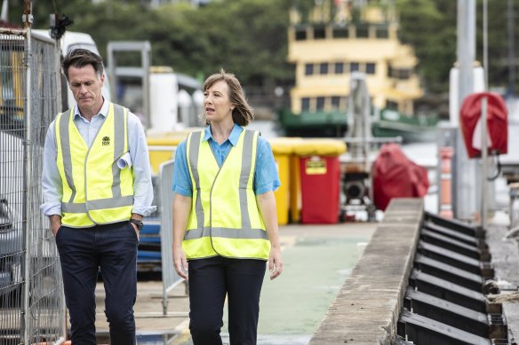 Chris Minns and Jo Haylen welcome the fourth ferry in the seven-strong fleet.