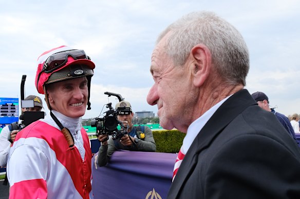 Chad Schofield and co-trainer Gerald Ryan.