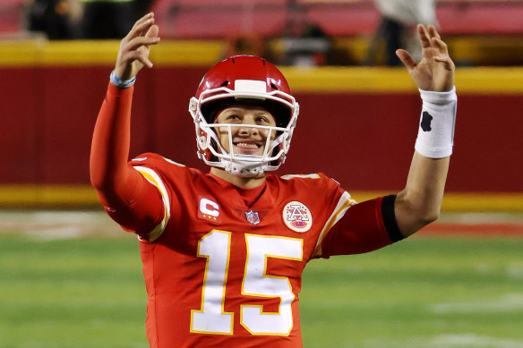 Chiefs quarterback Patrick Mahomes overcame last week’s concussion to steer his team into another Super Bowl.