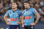 Dylan Lucas looks on during State of Origin game two.