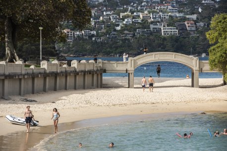 Beautiful Balmoral beach.