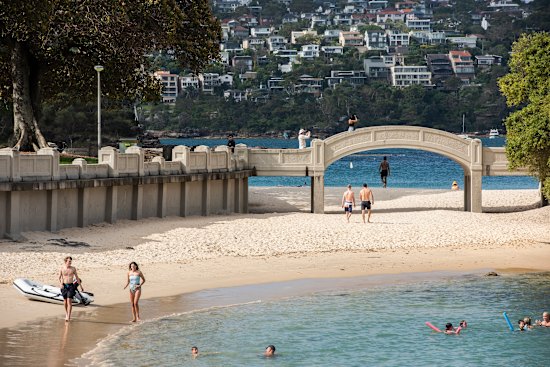 Beautiful Balmoral beach.