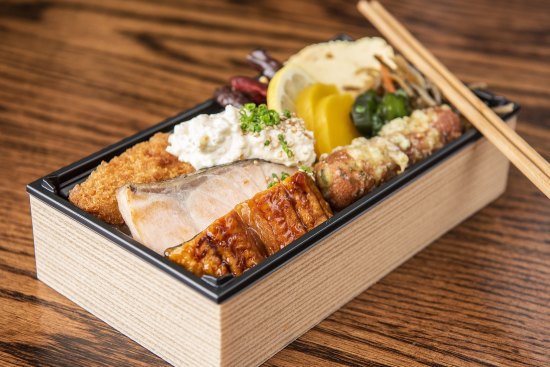 Fish bento box at Domo 39.