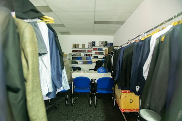 The purported Sydney office for Australian Skills Certification doubles as a luxury tailor.