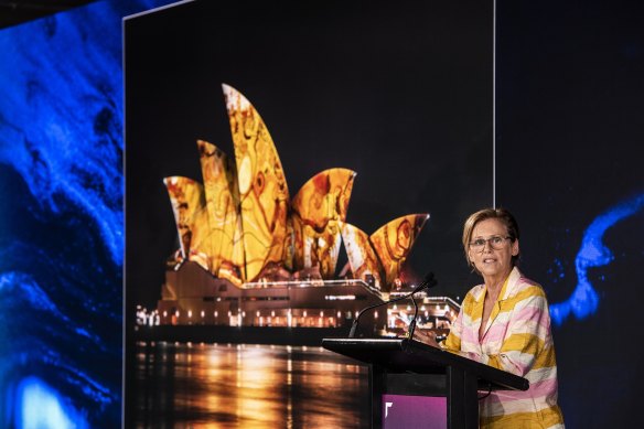 Gill Minervini, festival director of Vivid Sydney.