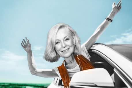 Liz Hayes on her road to freedom.