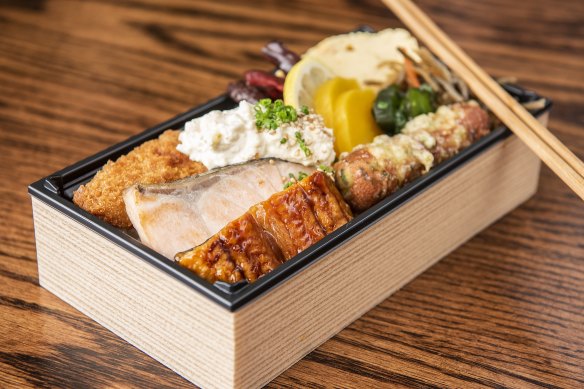Fish bento box at Domo 39. 