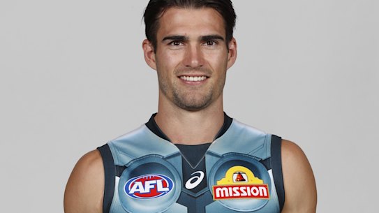 Thor-ny issue: The jumper is modelled by Easton Wood.