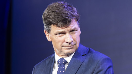 Energy Minister Angus Taylor.