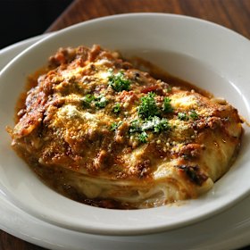 Pellegrini’s iconic lasagne.