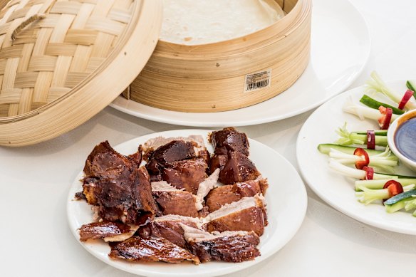 Peking Duck at Palace Chinese Restaurant.