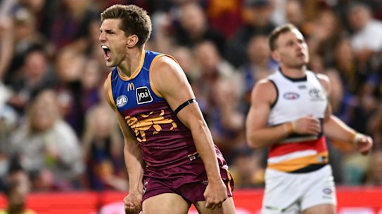 Brisbane Lions star Zac Bailey had a dream night.