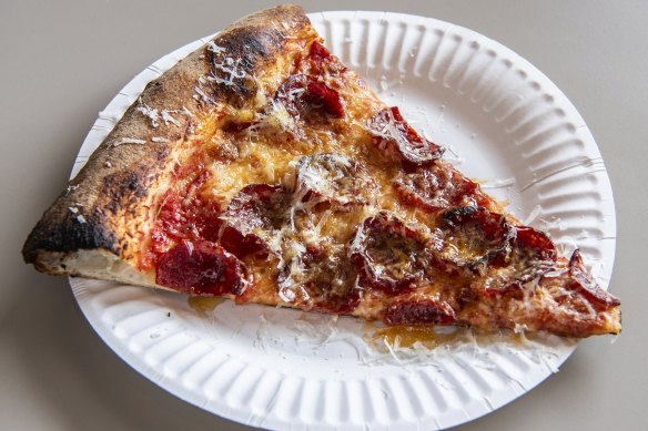 Pepperoni pizza.
