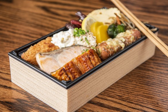 A fish bento box.