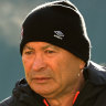 Coach Eddie Jones at an England training session on Friday.