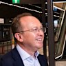 Sydney Metro chief executive Peter Regan on the Metro platform at Central Station in April 2024, four months before the line opened.