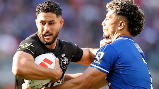 Dylan Brown (left) was outstanding as New Zealand took out the Pacific Championships.