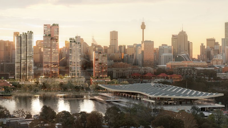 1400 homes, 35-storey towers: The plan to transform Sydney’s old fish market site
