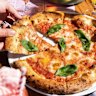 A25’s classic margherita pizza with fior di latte and fresh basil.