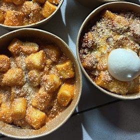 Home made gnocchi at Fonzies.
